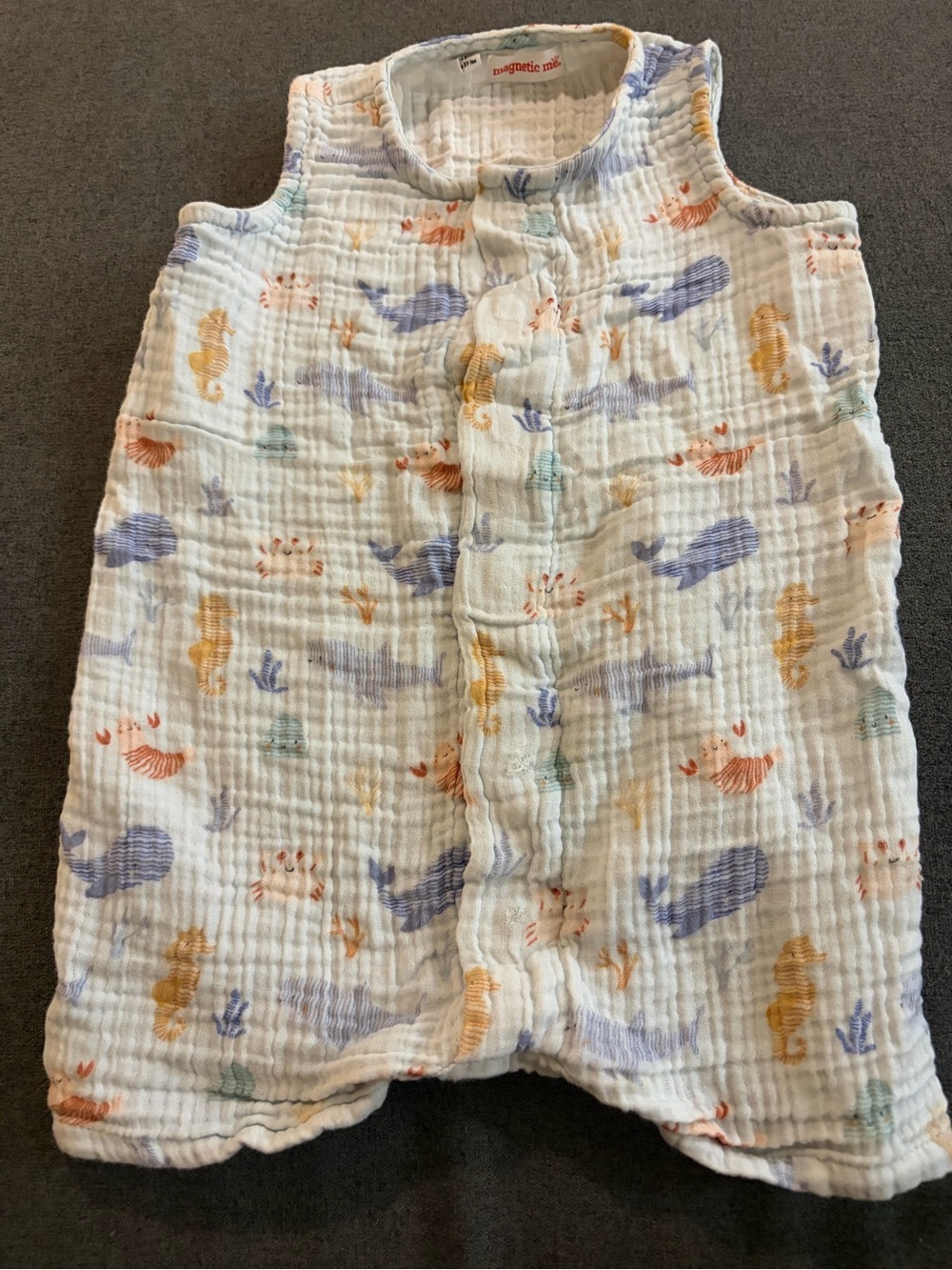 Magnetic Me Muslin Ocean Themed Romper